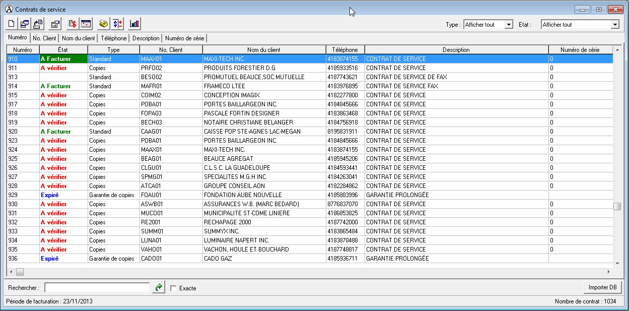 2015-07-03 10_21_34-Acomba _ C__CIES DÉMO_Servex - Électronique et Informatique_  Logiciel Servex
